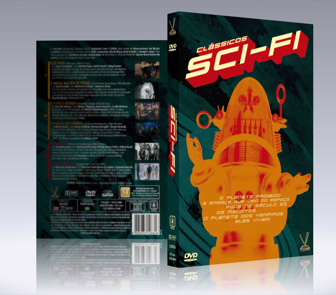 Clássicos Sci-Fi Vol. 5 (3 DVDs)