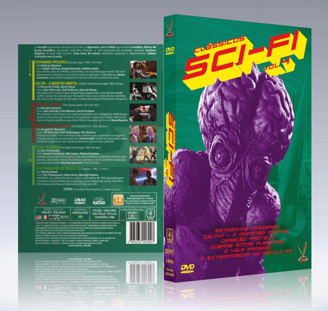 Clássicos Sci-Fi Vol. 5 (3 DVDs)